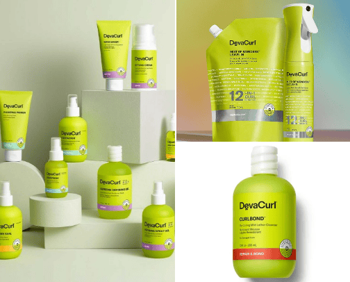 Curly hair care cover photo collage