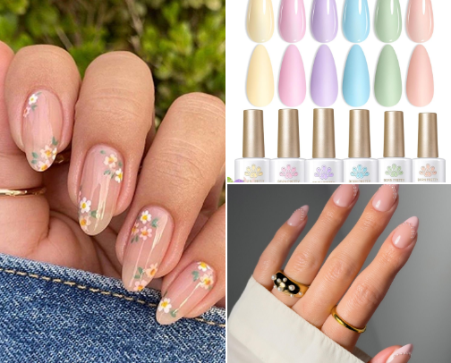 Cute Spring Nails to Try This Season cover photo collage