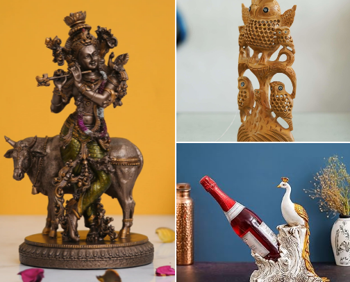 best handicrafts and suitable for decorating homes and offices cover photo collage
