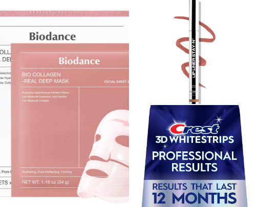 Self Care/Glowup essentials cover photo collage