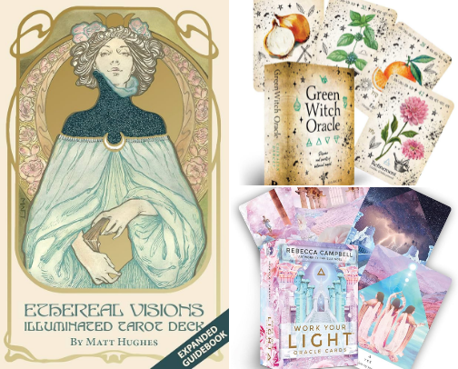 Tarot and Oracle Decks that I Use for Readings 🔮 cover photo collage