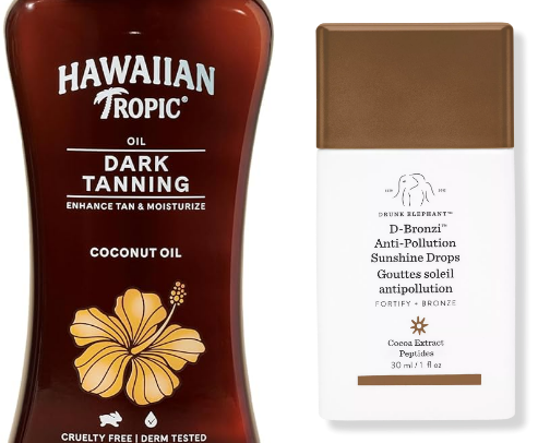 tanning essentials cover photo collage