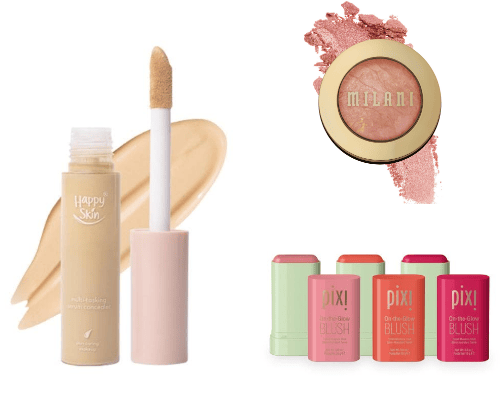 go-to makeup 🩷 cover photo collage