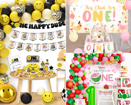 First birthday ideas! 🎂 cover photo collage