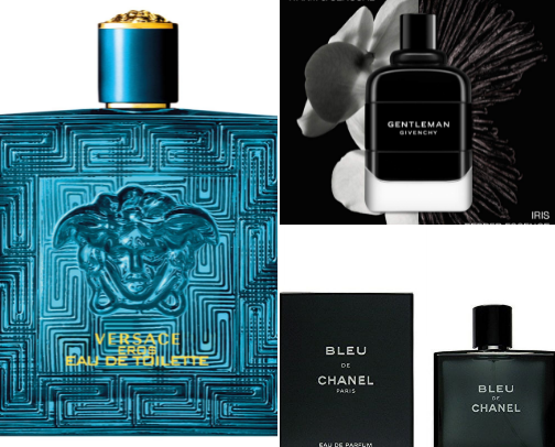Most Seductive Male's Fragrances cover photo collage