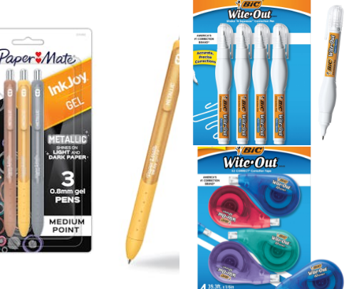 School supplies cover photo collage