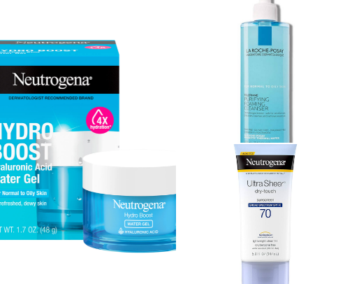 Budget Friendly Skin Care Routine Products cover photo collage