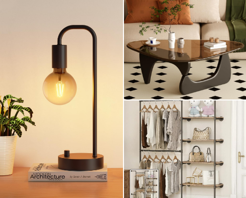 🏠Industrial Home Essentials cover photo collage