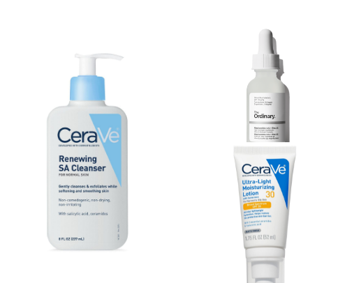 ACNE PRONE SKIN MUST HAVES🧖‍♀️💙 cover photo collage