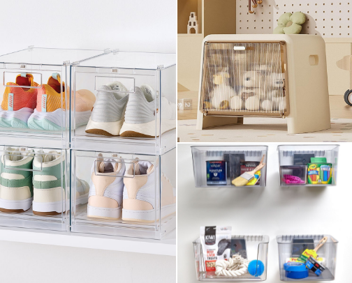 Stylish Storage Products that double as Home Decor cover photo collage
