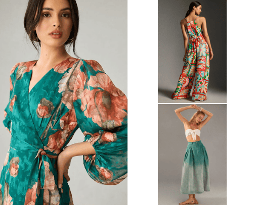 Summer Fairytale Fashion Ideas - Pop of Color cover photo collage