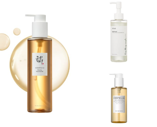 Korean skincare cover photo collage