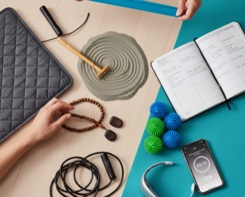 Meditation Hacks for People Who Hate Sitting Still (ADHD-Friendly) cover photo collage