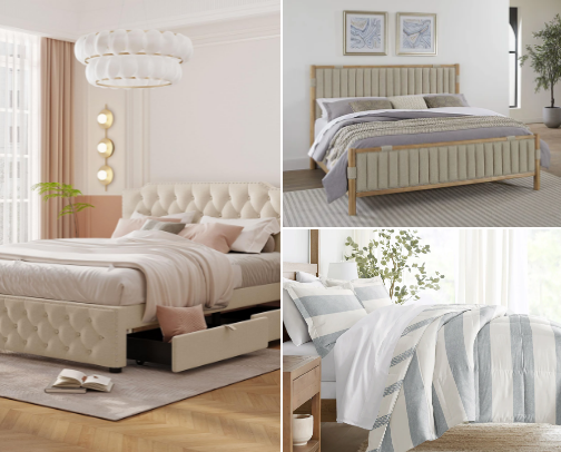 The Cozy Chronicles: Bedroom Edition cover photo collage