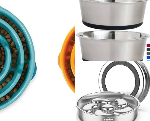 Bowls & Slow Feeders cover photo collage