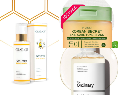 Amazon beauty trends cover photo collage