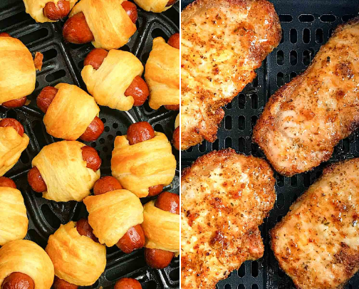 Air Fryer Recipes cover photo collage