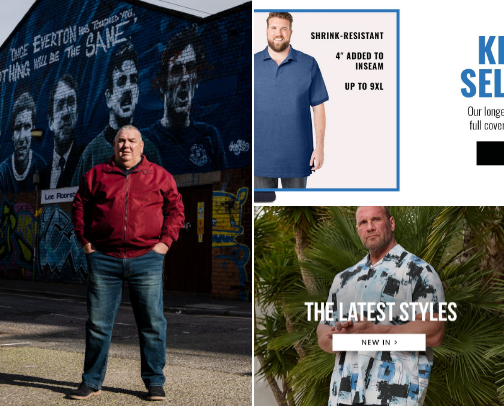 Big & Tall Men’s Clothing Guide: Where to Shop and What to Wear (4XL–10XL) cover photo collage