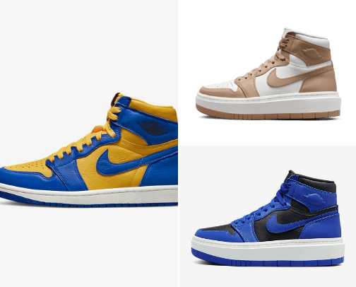 Women's sneakers cover photo collage