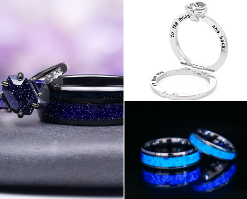 Ring for special occasions in life cover photo collage