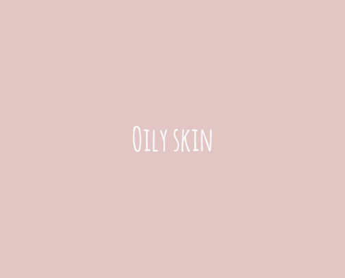 Oily skin cover photo collage