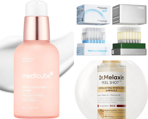 Skin recommendations cover photo collage