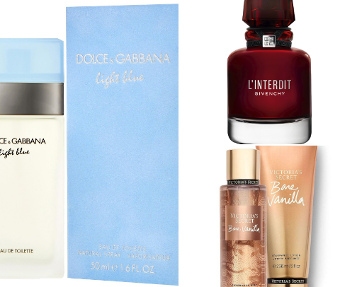 Signature scents cover photo collage