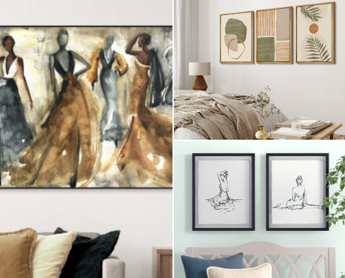 Perfect wall paintings cover photo collage