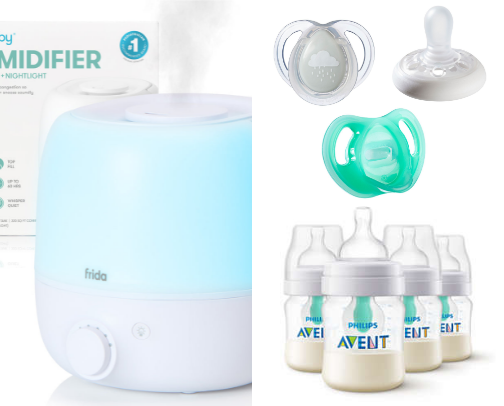 Baby essentials 🩵 cover photo collage