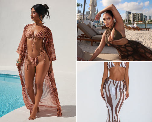 FASHION NOVA 3 PIECE SWIM SET FINDS 👀🔥 cover photo collage