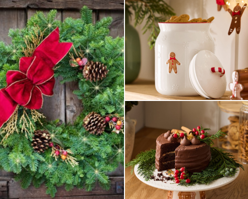 Christmas Decor and Presents cover photo collage