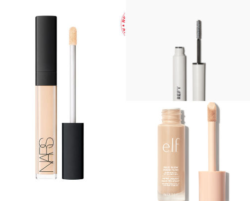 whats in my makeup bag ✨ cover photo collage