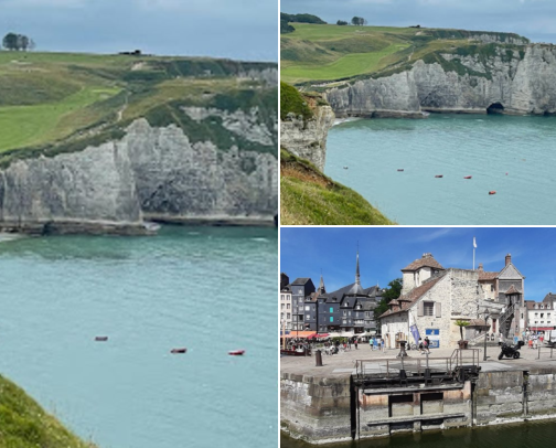 A hotel stay I’d love to come back to, Wandering the Harbor, Finding Good Food & Taking It Slow Honfleur, France cover photo collage