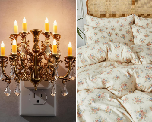 My Cute Cottagecore Bedroom & Bathroom 🧺 cover photo collage
