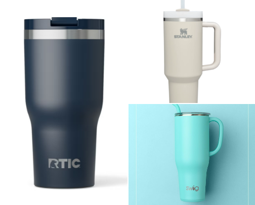 40oz tumbler time!! cover photo collage