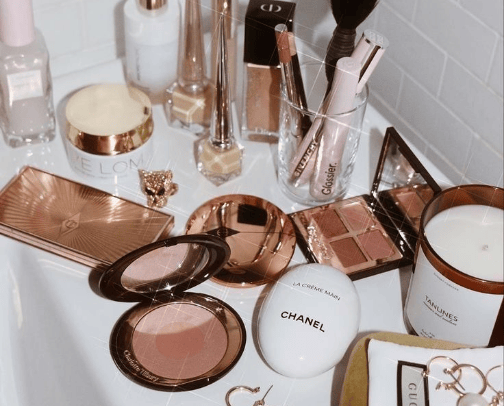 My makeup routine🤎 cover photo collage