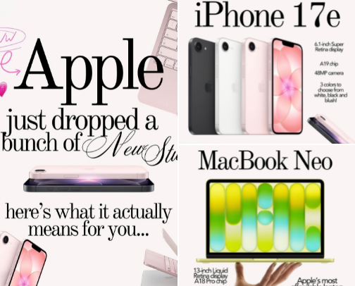 Apple Just Dropped These New Devices | Spring 2026 Must-Haves cover photo collage