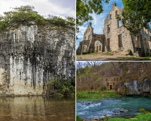 BEST things to do in Missouri 🐟🛍️🥾 cover photo collage