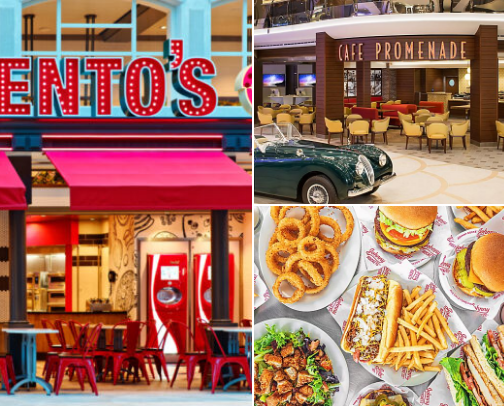 My Favorite Eats on Royal Caribbean Ships cover photo collage