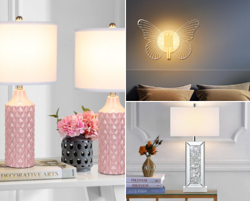 Stylish Home Lighting: Lamps and Modern Fixtures.💡 cover photo collage