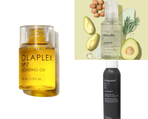 Hair Products I Swear by cover photo collage