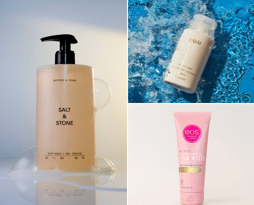 shower routines cover photo collage