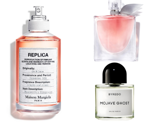 The It girl perfumes cover photo collage