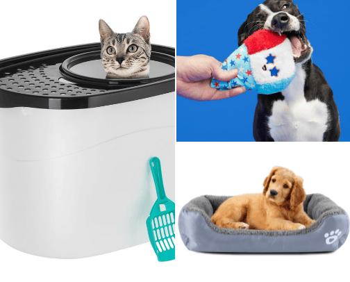 Everything for your pets cover photo collage