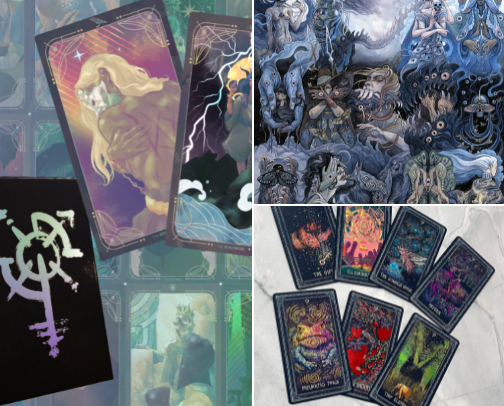Divination for Art Collectors cover photo collage