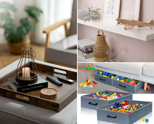 5 Signs Your Home Is Overstimulating You | Calm Home Reset Essentials cover photo collage