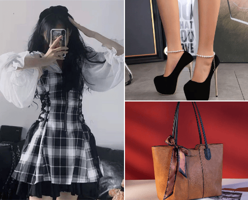 girl's wears 🧚‍♀️ cover photo collage