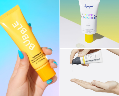 Best Sunscreens- Combination / Oily Skin cover photo collage