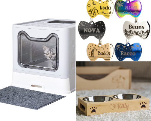 Cat essentials 🐈 cover photo collage