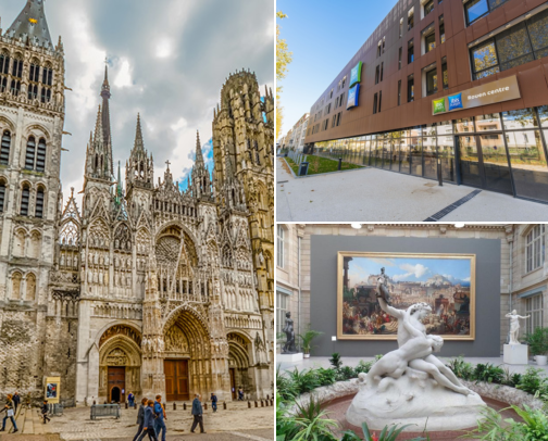 Hotel stays for an easygoing getaway, Art, History, Wandering & Places I Enjoyed Staying Rouen, France cover photo collage